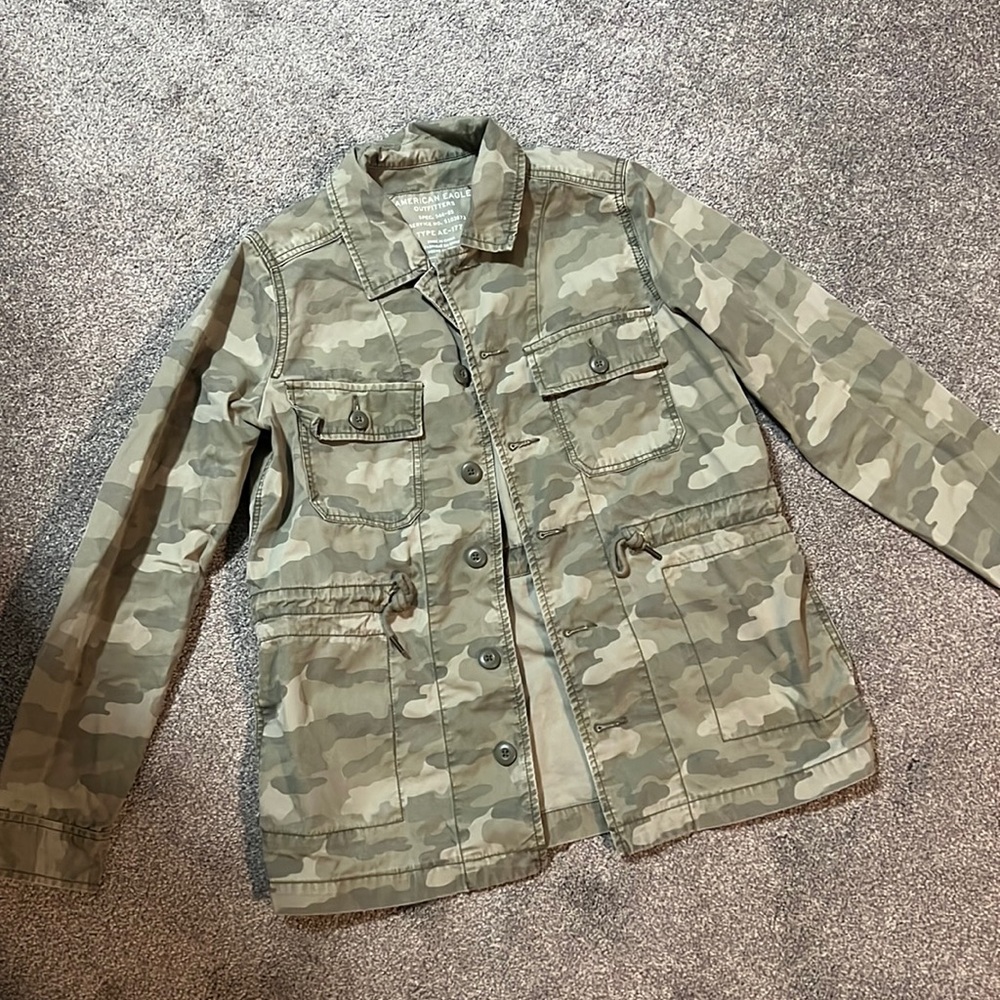 American Eagle Camo Utility Jacket